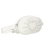 Elysa 189442-BIANCO WHITE Marsupio da donna in vera pelle Gave Lux