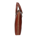 Fabiana Borsa a mano unisex Vera pelle 9033-MARRONE BROWN Gave Lux