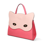 Arancia Borsa a mano da donna 100% pelle 8969-CORALLO+ROSA Gave Lux
