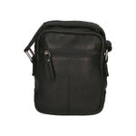 Borsa a tracolla da uomo Vera pelle RFID HILB-HT05-NERO Hill Burry