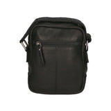 Borsa a tracolla da uomo Vera pelle RFID HILB-HT05-NERO Hill Burry