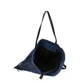 Domitilla Borsa a spalla da donna Pelle stampata lizard 80024-BLU Gave Lux