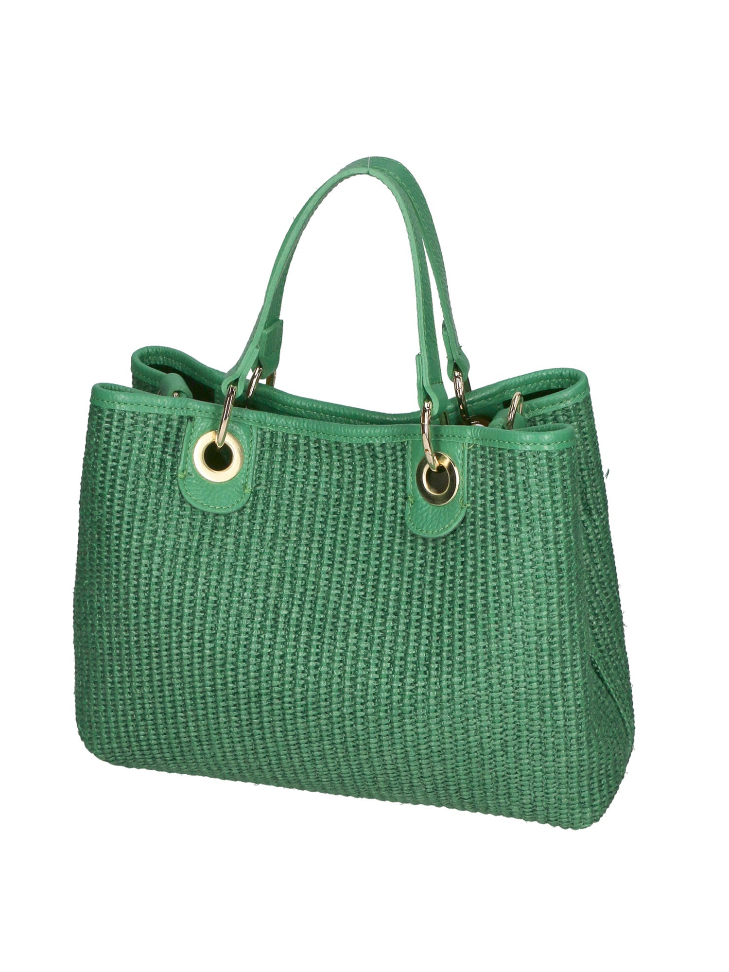 Borsa a mano da donna Paglia & Pelle MYB-05167-SS-529+D47 VERDE MELA My Best Bag