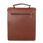 Tancredi Borsa da lavoro unisex in pelle Vera pelle 7013-MARRONE BROWN Gave Lux