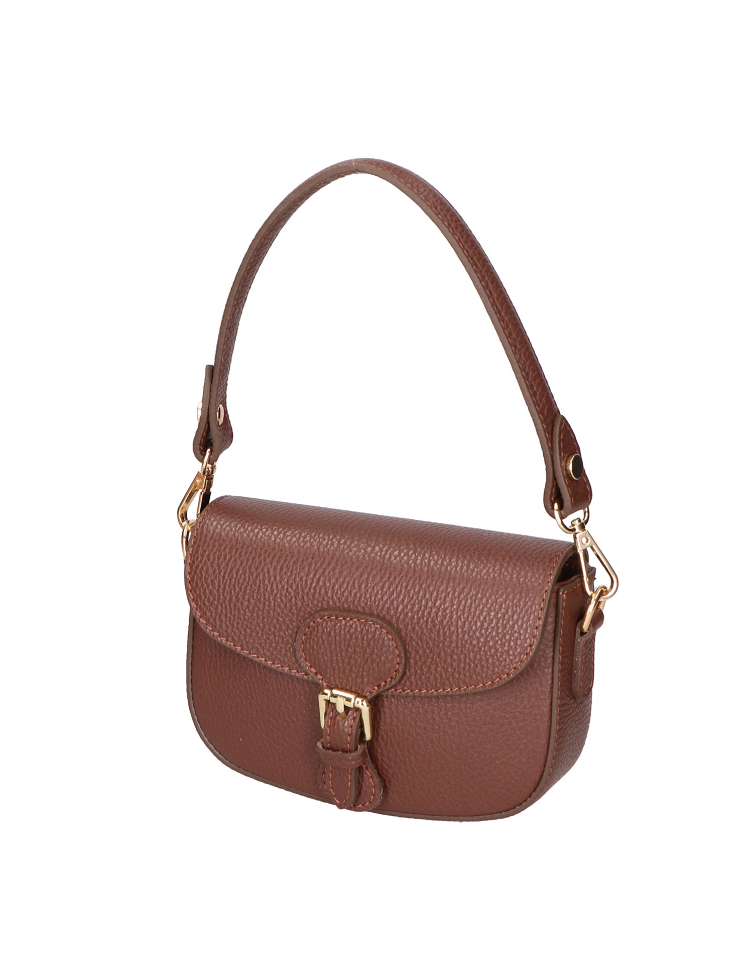 Viktoria Borsa a spalla da donna Vera pelle 06526-D223 cioccolato Gave Lux