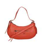 Loredana Borsa a spalla da donna Vera pelle 06548-MATTONE Gave Lux