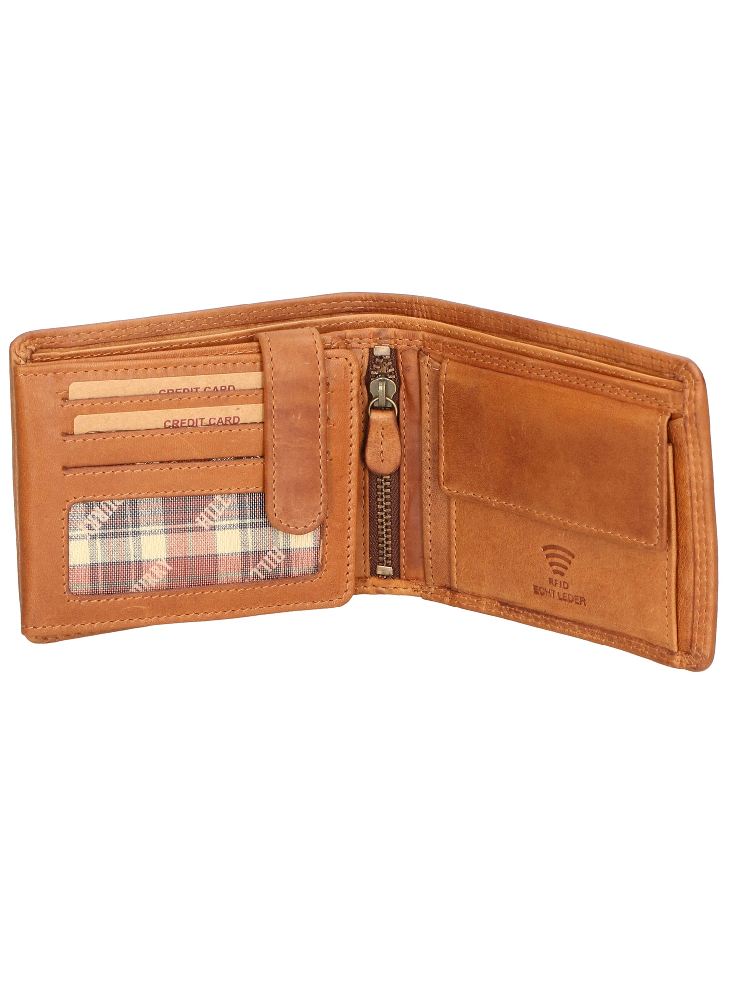Portafoglio uomo in vera pelle RFID HILB-6404EAGLE-CUOIO Hill Burry