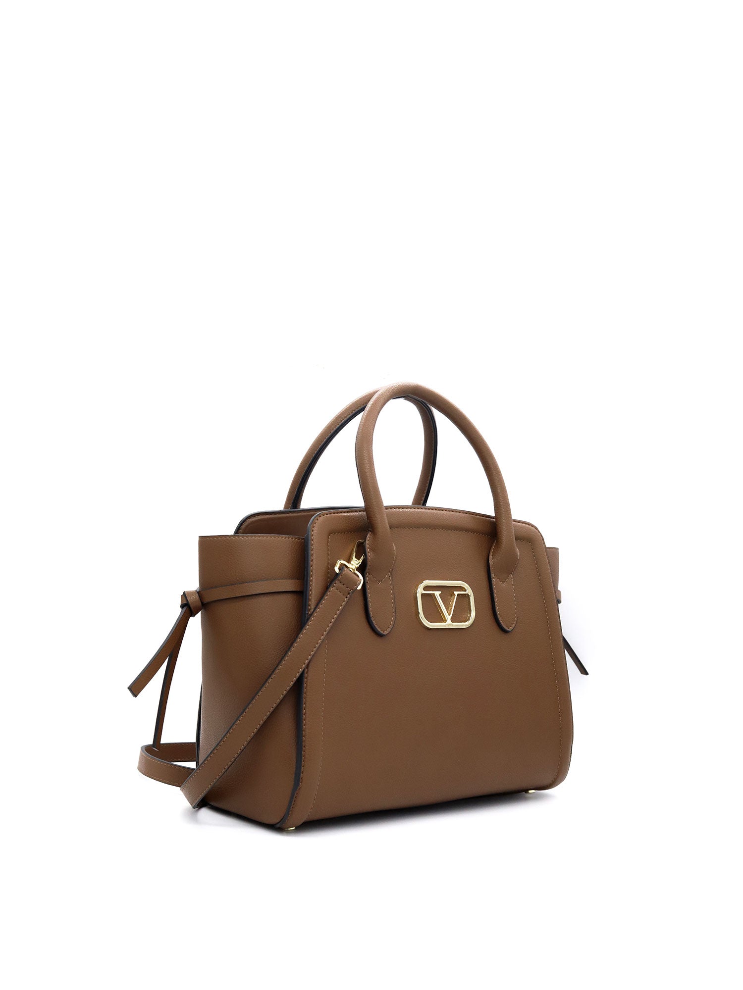 Naxos Borsa a mano da donna Ecopelle e PU VB-211-MARRONE 19V69 Italia
