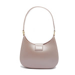 Borsa a spalla da donna 100% Pvc FLAT NEW YORK-NUDE + OFF GOLD Marc Ellis