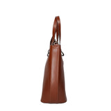 Egle Borsa a mano da donna Vera pelle 80046-MARRONE Gave Lux