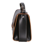 Borsa a mano da donna 100% pelle artigianale MYB-6003-FW-C99 NERO My Best Bag