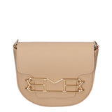 Borsa a tracolla da donna 100% pelle MYB-8009-FW-L210 NUDE My Best Bag