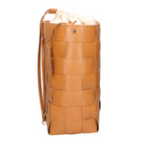 Borsa a tracolla da donna 100% pelle MYB-7054-SS-CUOIO+BEIGE My Best Bag