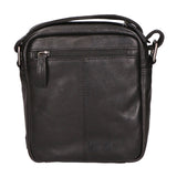 Borsa a tracolla unisex vera pelle 100% Made in Italy SN5862547-BLACK Santini Firenze