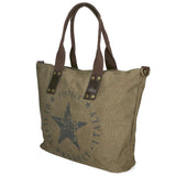Sabrina Borsa a mano da donna 100% poliestere 8152-MILITARE Gave Lux