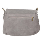 Emanuela Borsa a tracolla da donna Vera pelle 80057-018 GRIGIO MEDIO Gave Lux