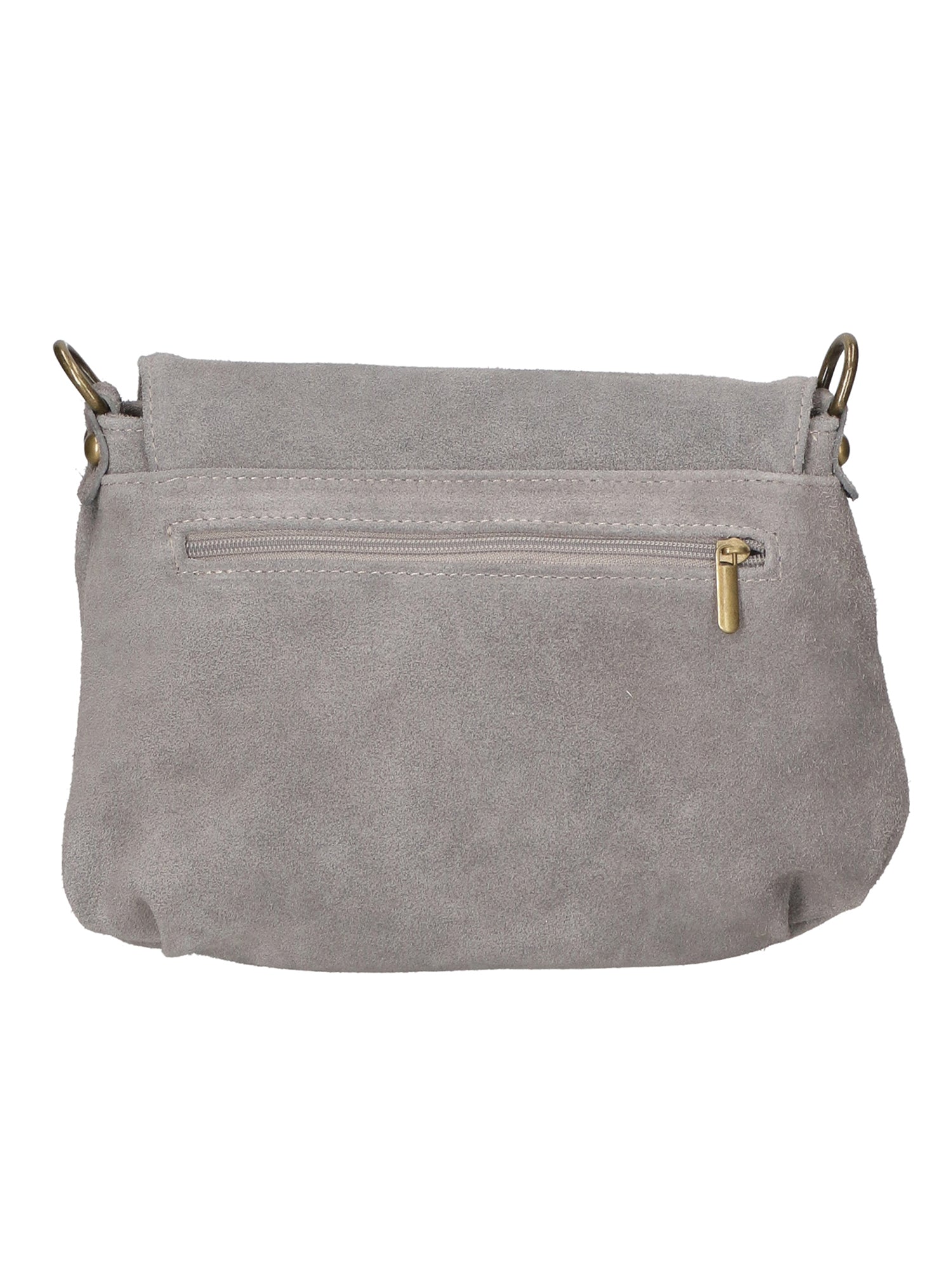 Emanuela Borsa a tracolla da donna Vera pelle 80057-018 GRIGIO MEDIO Gave Lux