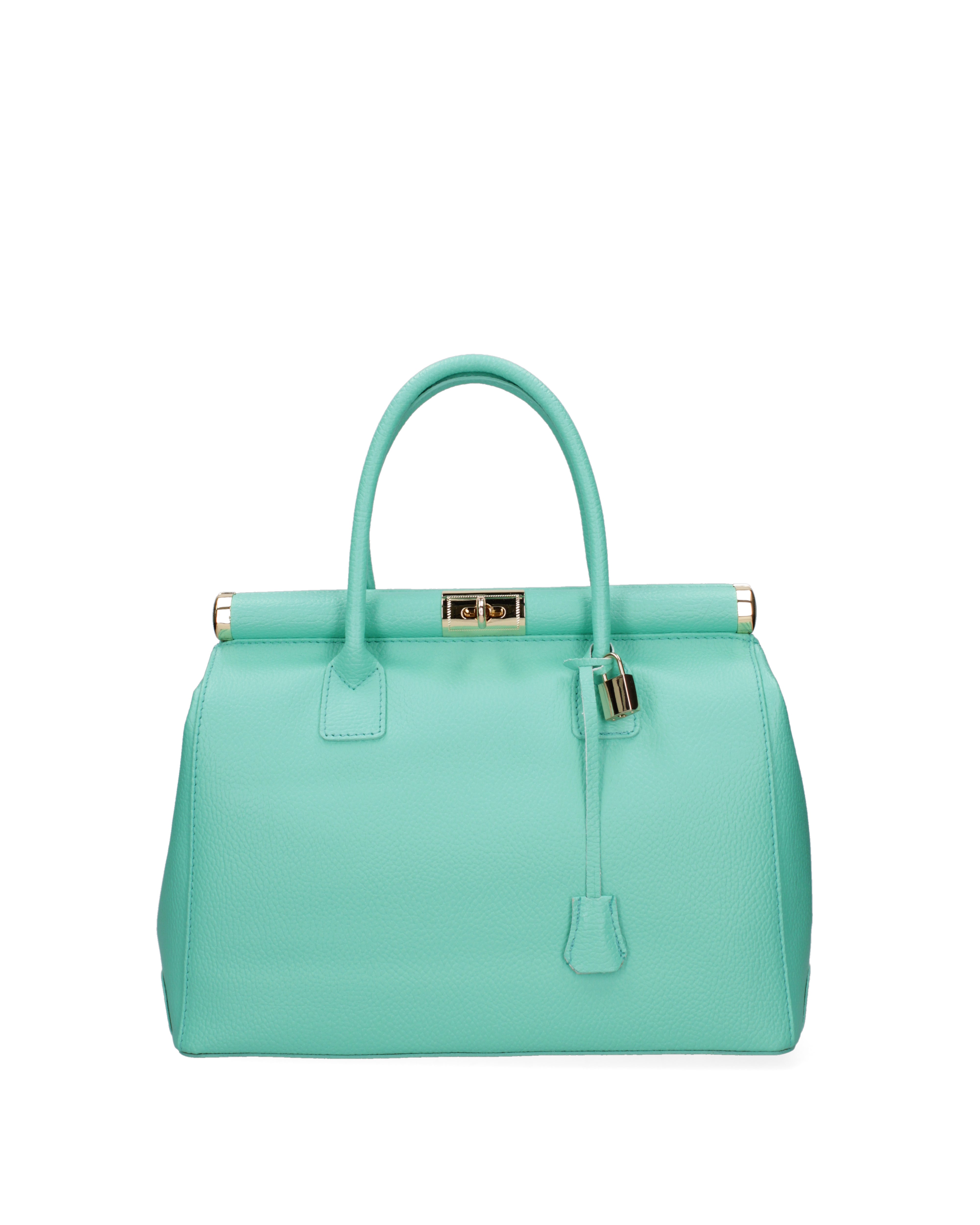 Aleria Borsa a mano da donna Vera pelle 8005-D30 SMERALDO Gave Lux