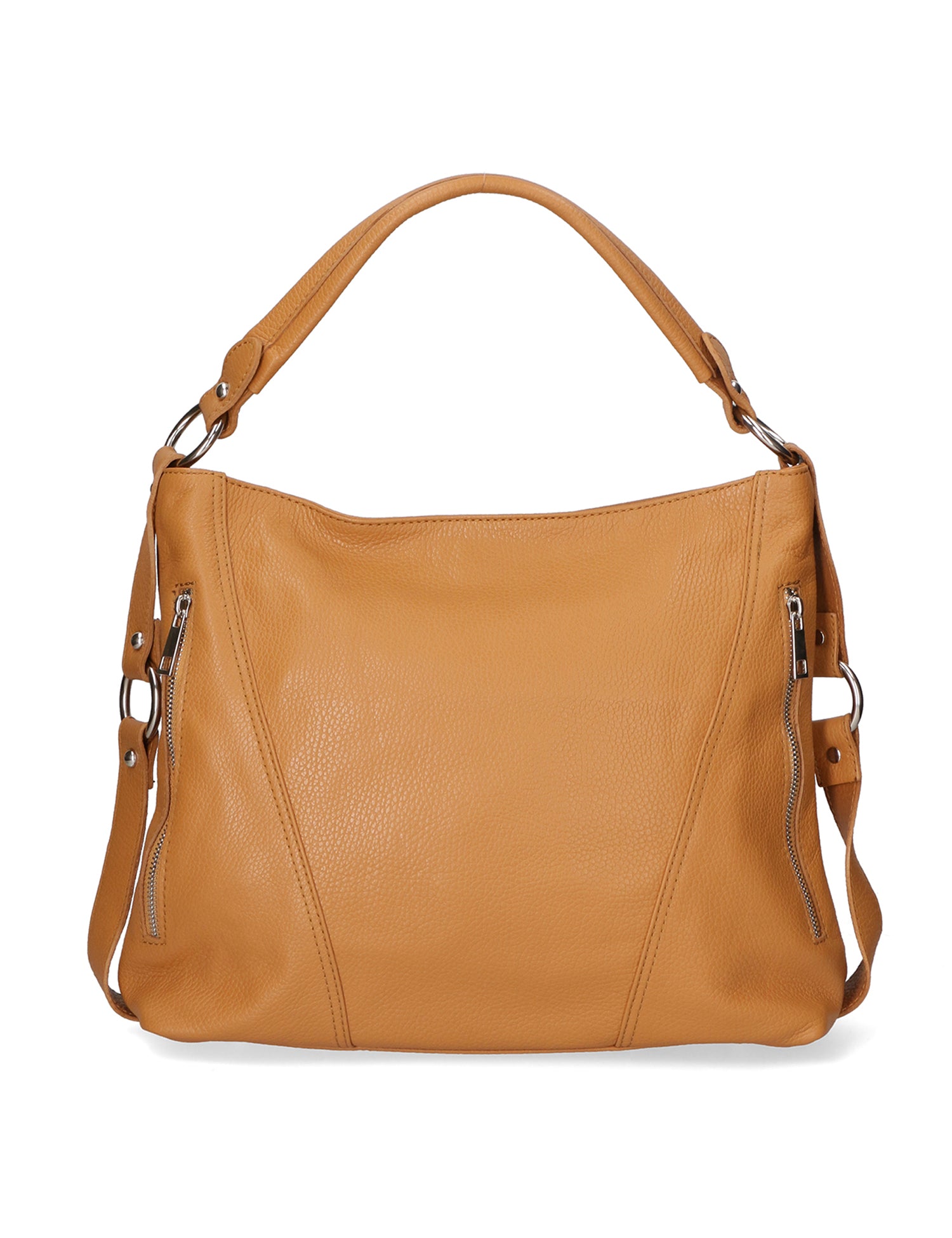 Emily Borsa a spalla da donna Vera pelle 80064-D17 CUOIO SCURO DARK COGNAC Gave Lux