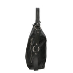 Emily Borsa a spalla da donna Vera pelle 80064-D28 NERO BLACK Gave Lux