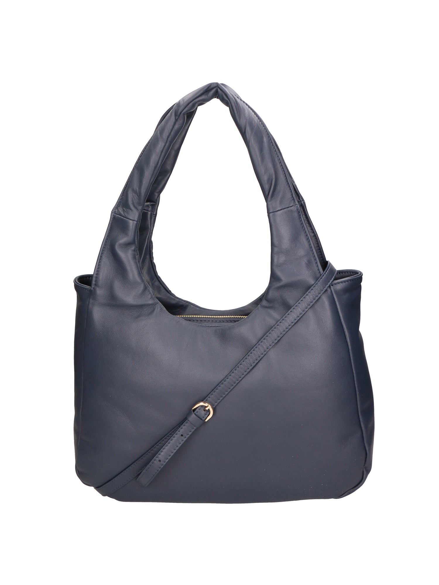 Wendy Borsa a spalla da donna Vera pelle 06502-S24 BLU JEANS Gave Lux