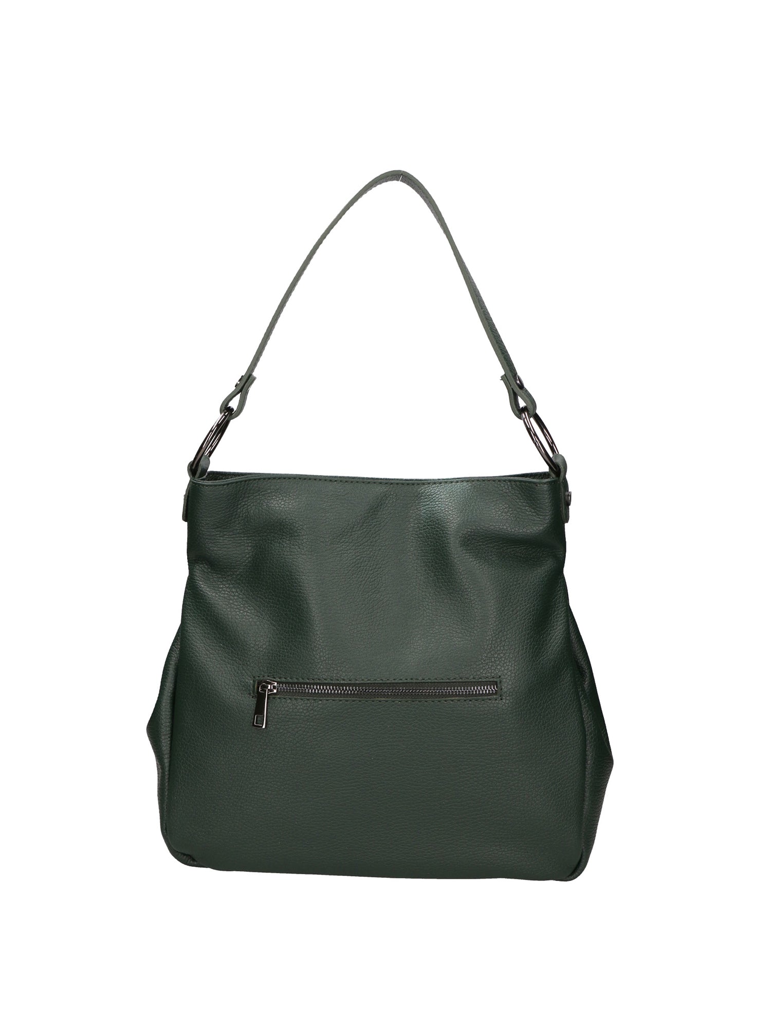 Bea Borsa a spalla da donna 100% pelle 05710-D14 VERDE SCURO DARK GREEN Gave Lux