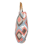 Luana Borsa a mano da donna Lana e vera pelle 04466-CIELO Gave Lux