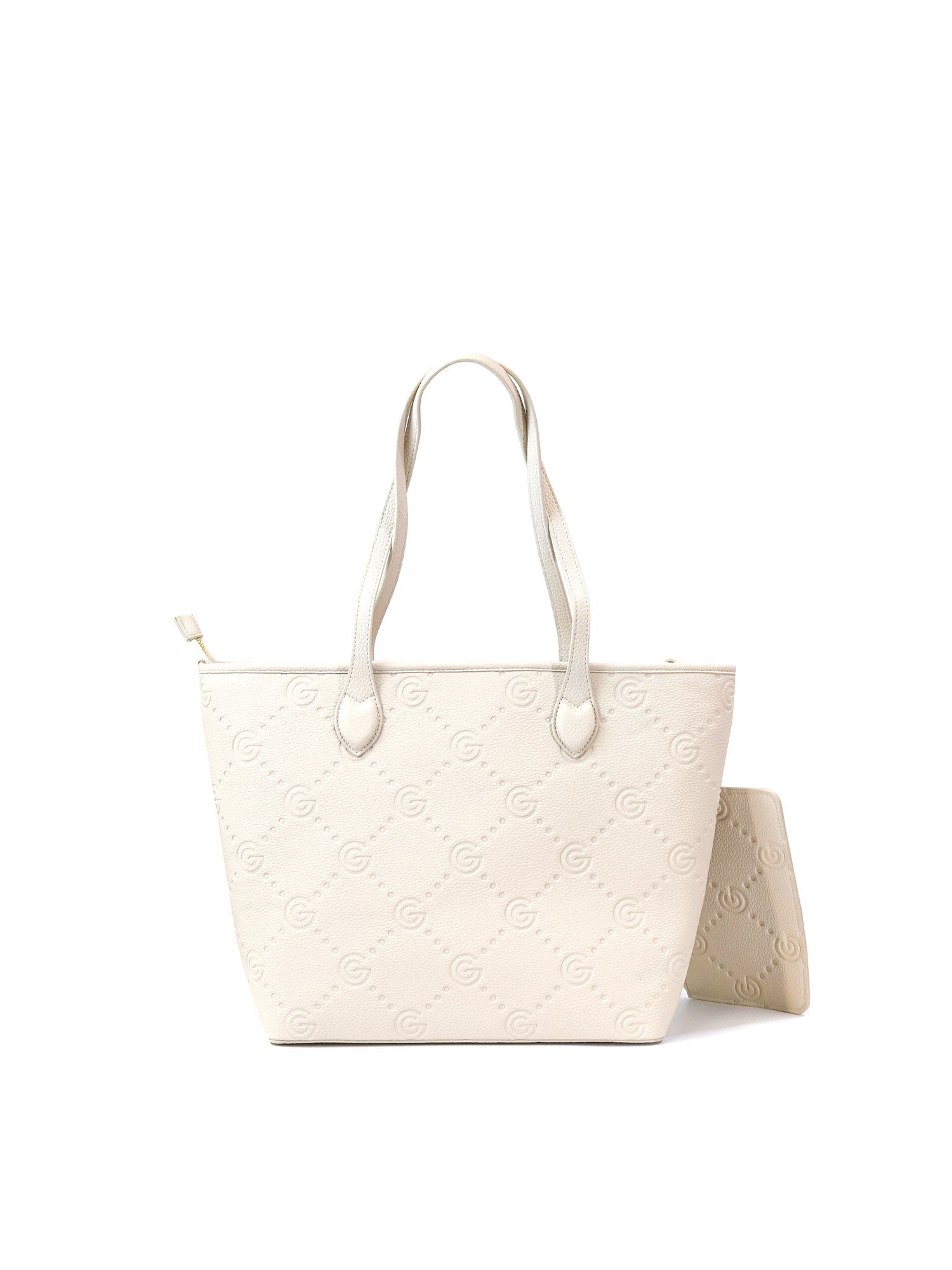 Borsa a spalla da donna 100% pelle vegana PU GGB023CRM Gabriella G Firenze