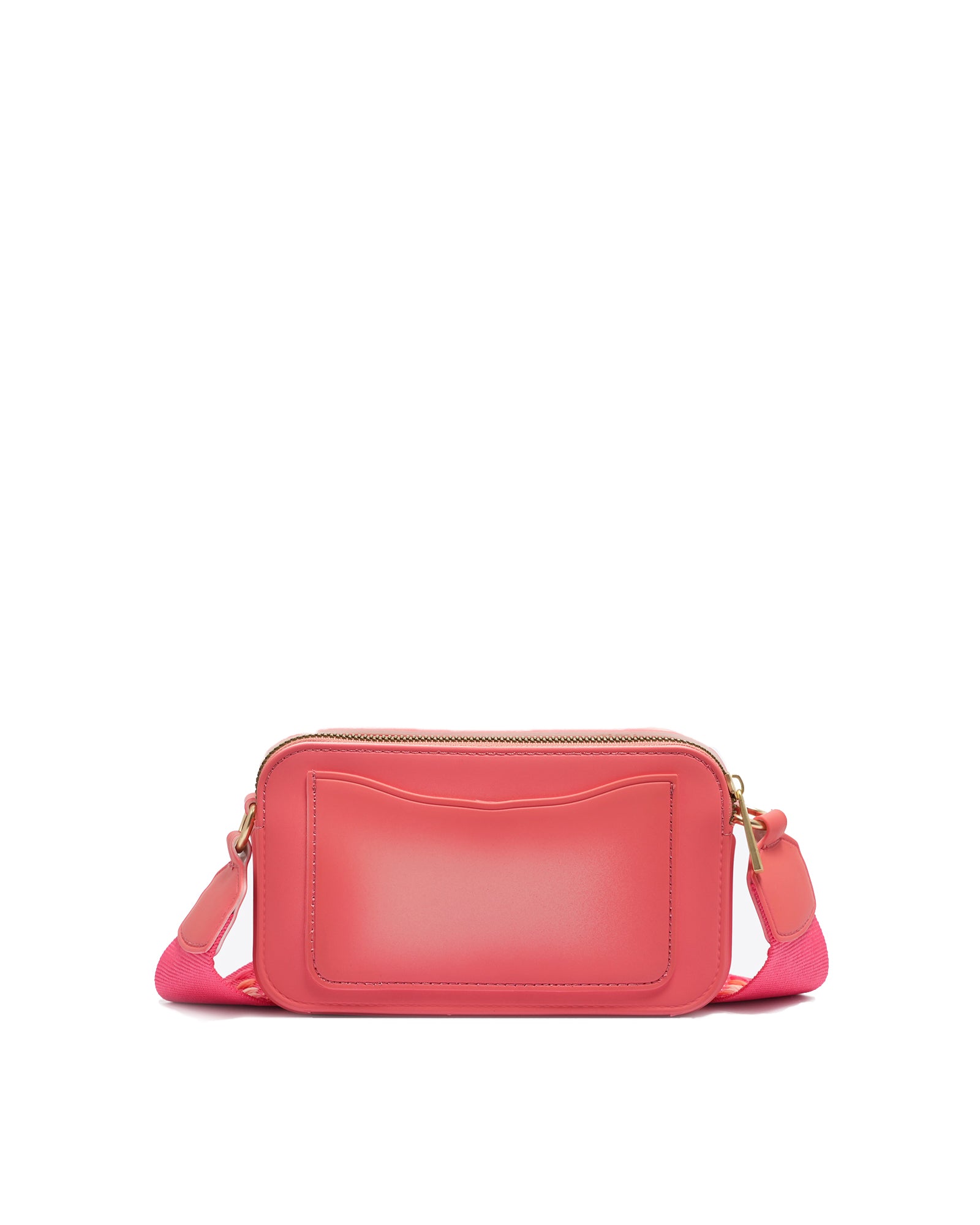 Borsa a spalla da donna 100% PVC FLAT MARC-PINK Marc Ellis