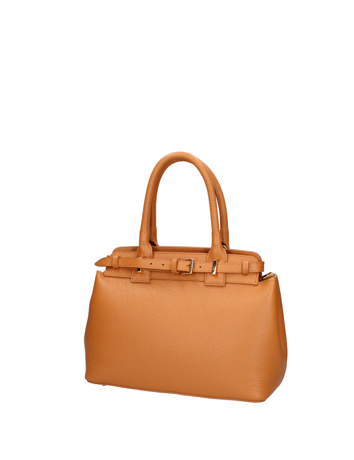 Borsa a mano da donna Vera Pelle 07146-D44 CUOIO Viola Castellani