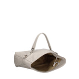 Convertible shoulder bag into a backpack for women in genuine leather Made in Italy 34x21x12 cm