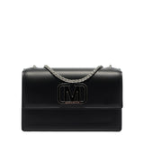Borsa a mano da donna 100% Pvc FLAT SUPERMEE M-BLACK + SILVER Marc Ellis