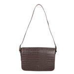 Azzurra Borsa a spalla da donna Vera pelle croco 05699-C23 T.MORO Gave Lux