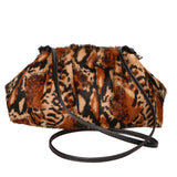 Astrid Borsa a spalla da donna Vera pelle 05476-NERO PITONE CUOIO 007 Gave Lux