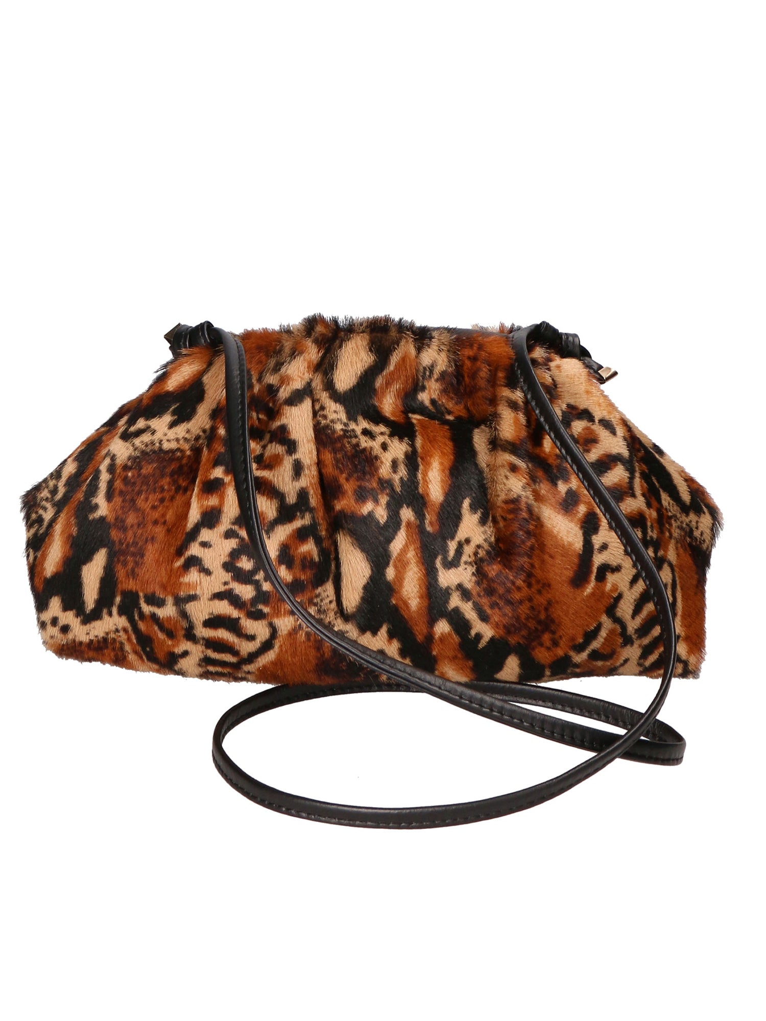 Astrid Borsa a spalla da donna Vera pelle 05476-NERO PITONE CUOIO 007 Gave Lux