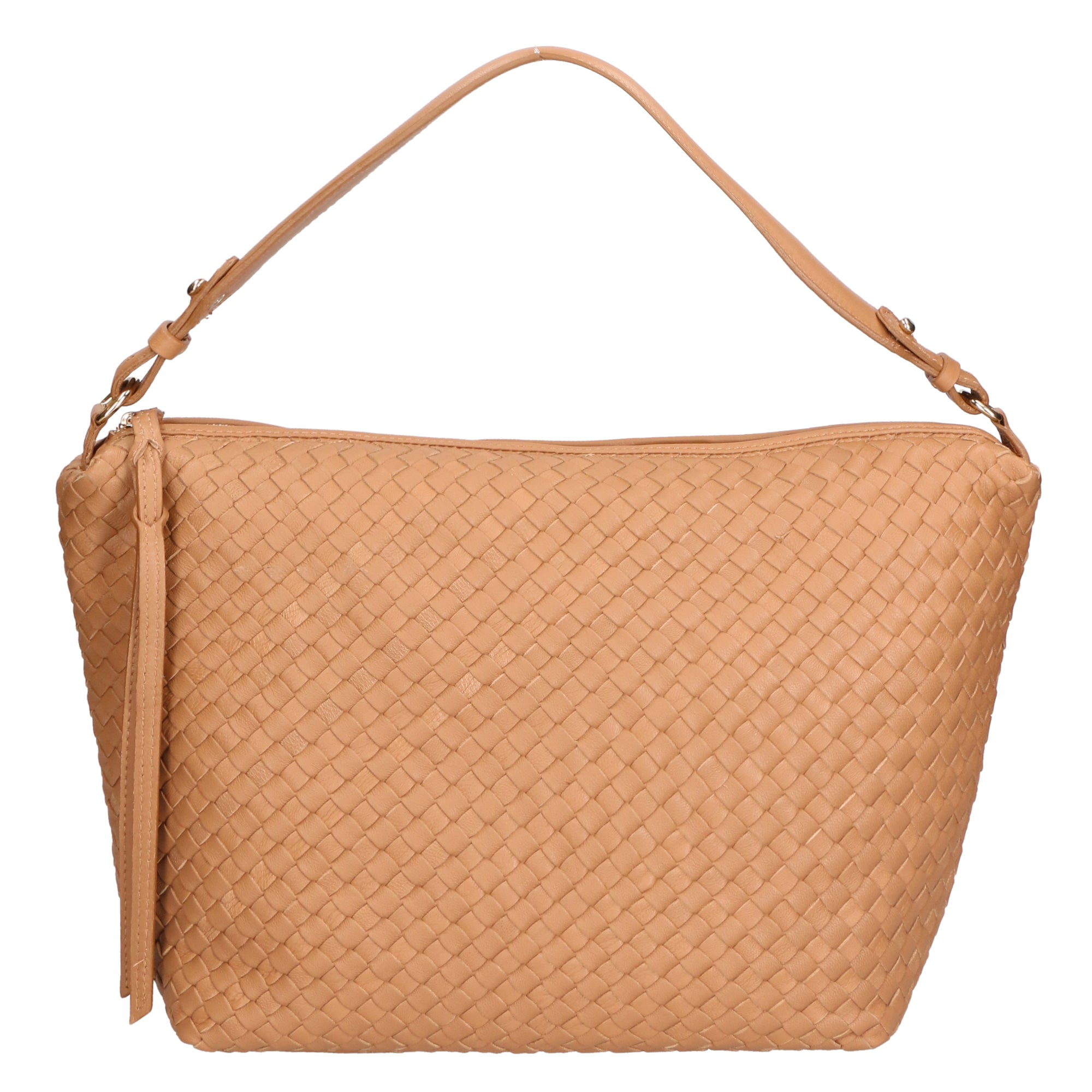 Irene Borsa a spalla da donna Vera pelle 06053-MANDORLA Gave Lux