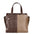Ariana Borsa a mano da donna Vera pelle stampata cocco 05435-C40 TAUPE C23 T.MORO Gave Lux