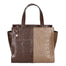 Ariana Borsa a mano da donna Vera pelle stampata cocco 05435-C40 TAUPE C23 T.MORO Gave Lux