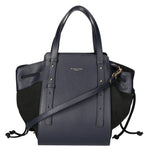 Borsa a mano da donna Vera pelle e suede MYB-8032-FW-07065 BLU+D26 BLU NOTTE My Best Bag