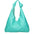 Borsa a spalla da donna 100% vera pelle 07156-D30 SMERALDO Viola Castellani