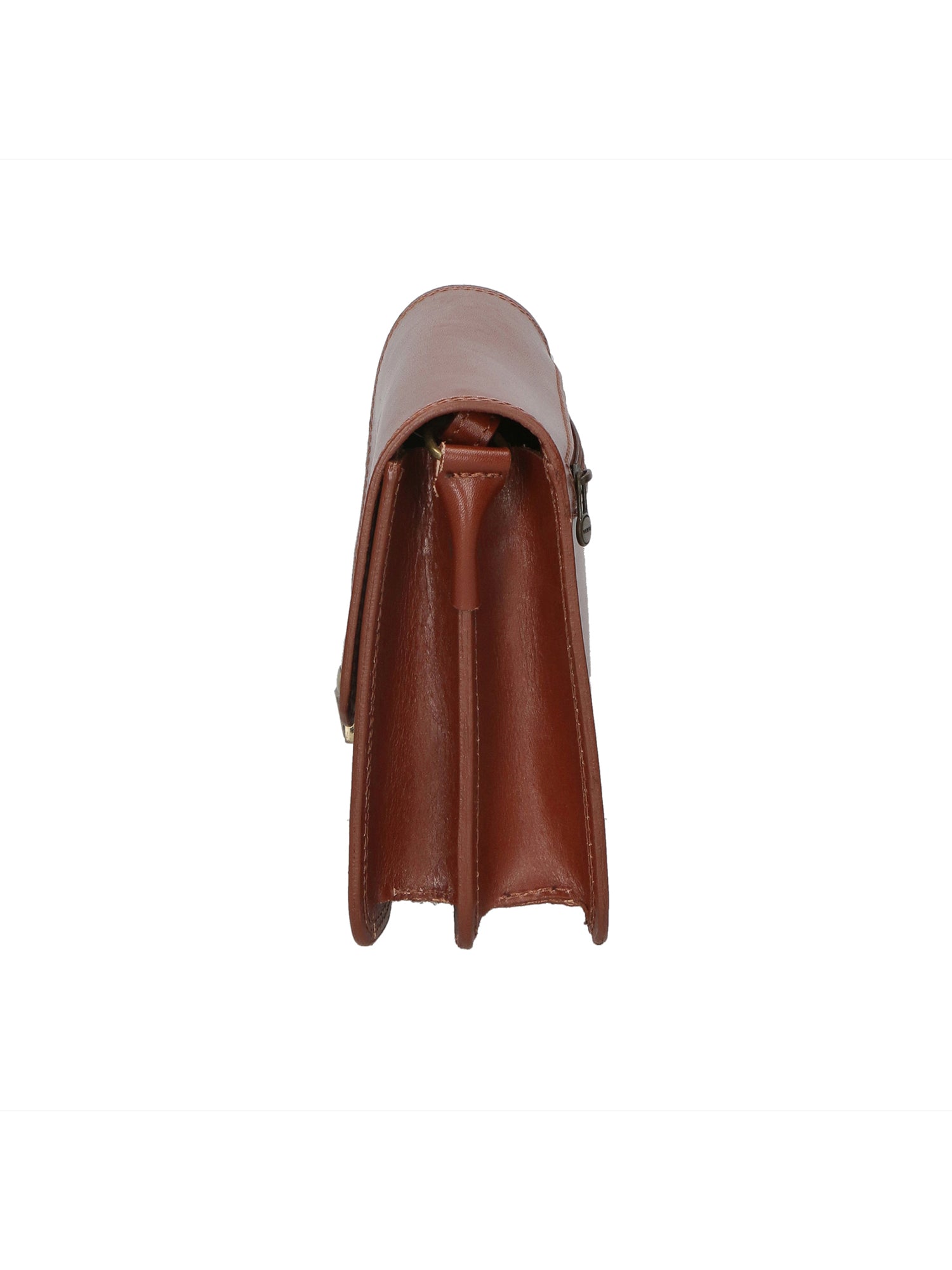 Bibiana Borsa a tracolla da donna Vera pelle 10018 1107-MARRONE Gave Lux