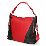 Emily Borsa a spalla da donna Vera pelle 80064-D10 ROSSO D28 NERO Gave Lux