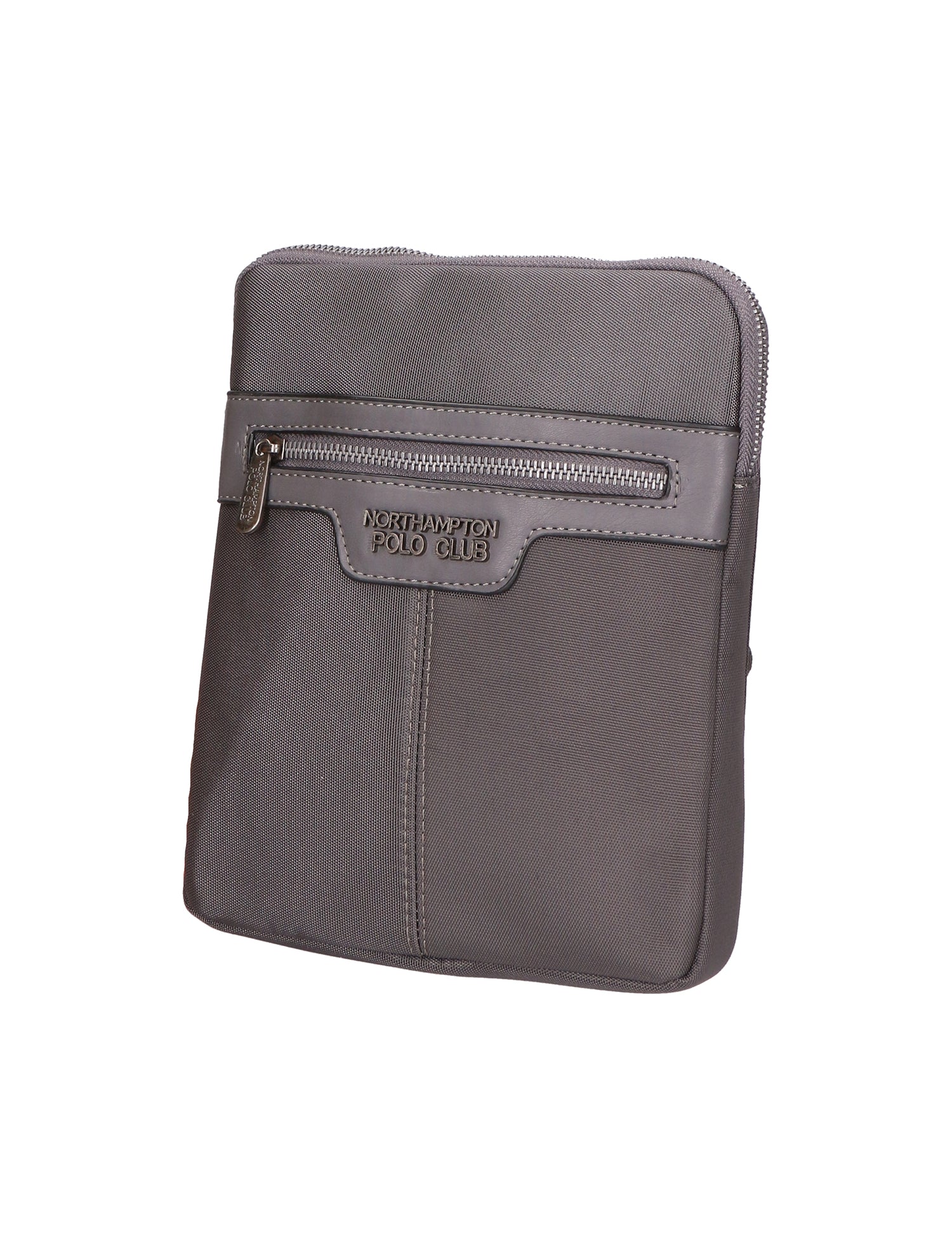 Borsa a tracolla uomo in pelle PU Casual PCL3154-GREY Northampton Polo Club