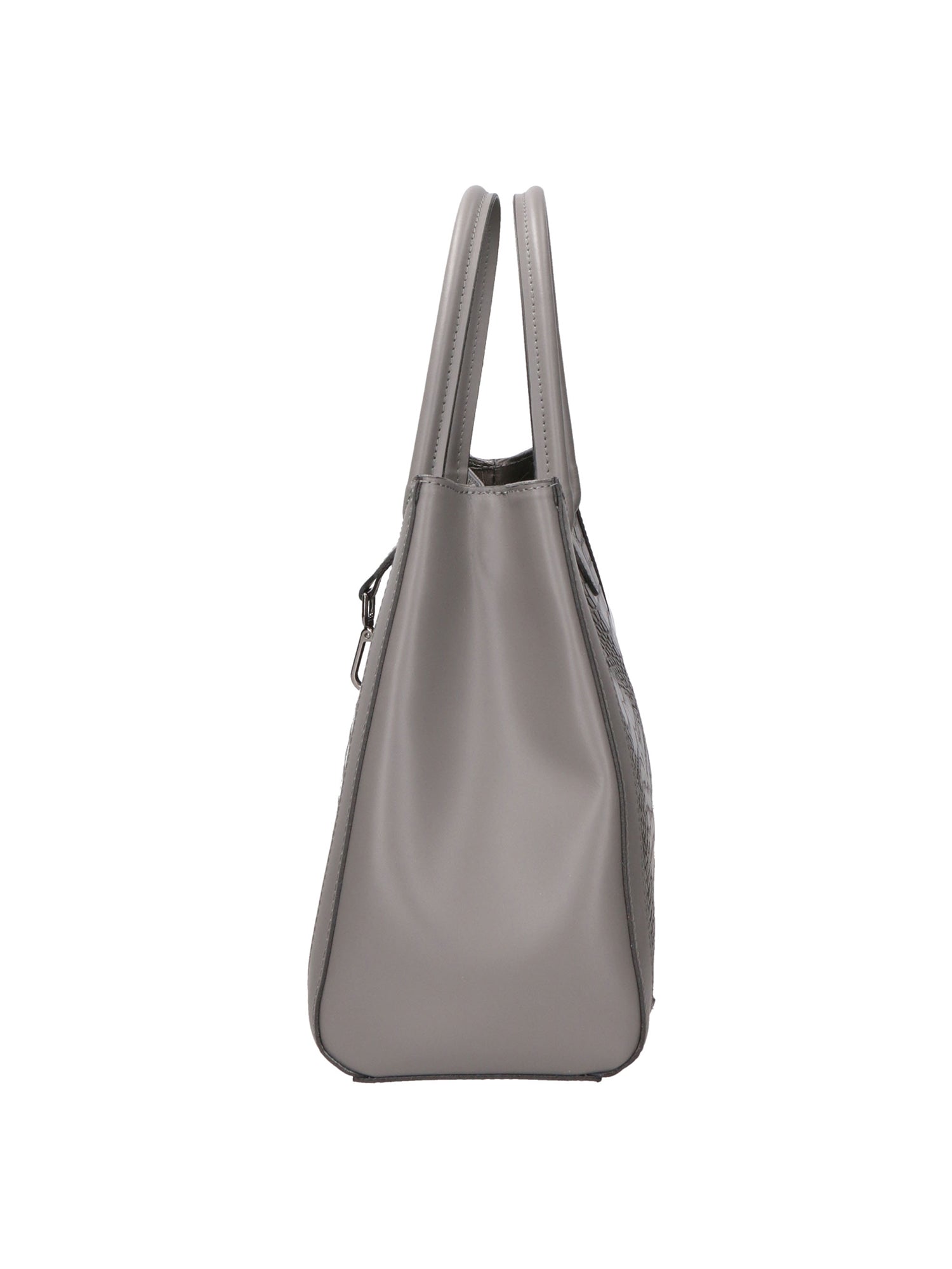 Aurora Borsa a mano da donna Vera pelle croco 05698-C27 GRIGIO SCURO Gave Lux