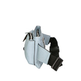 Aisha 04733-D92 CELESTE HEAVENLY Marsupio da donna in vera pelle + canvas Gave Lux