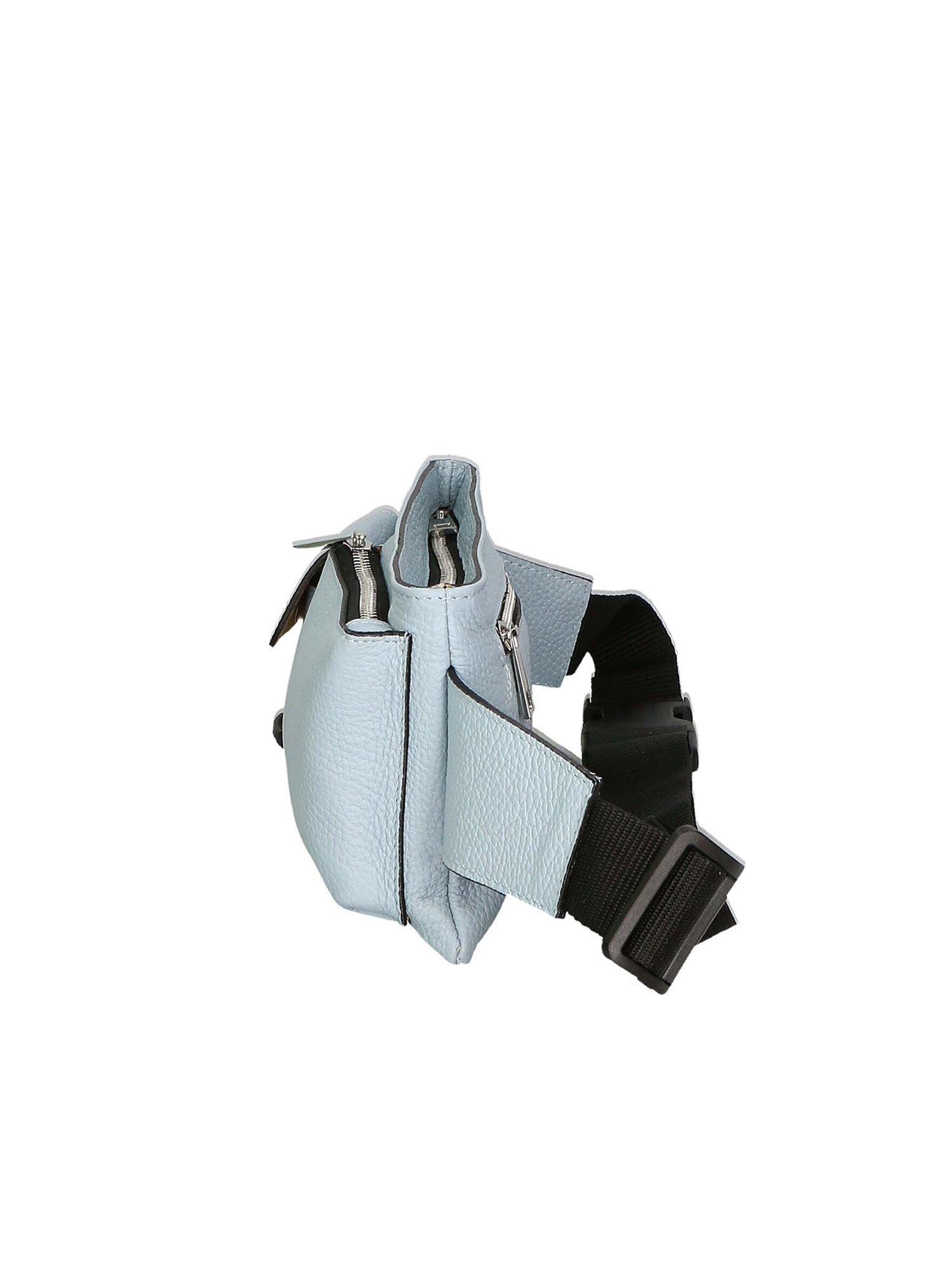 Aisha 04733-D92 CELESTE HEAVENLY Marsupio da donna in vera pelle + canvas Gave Lux