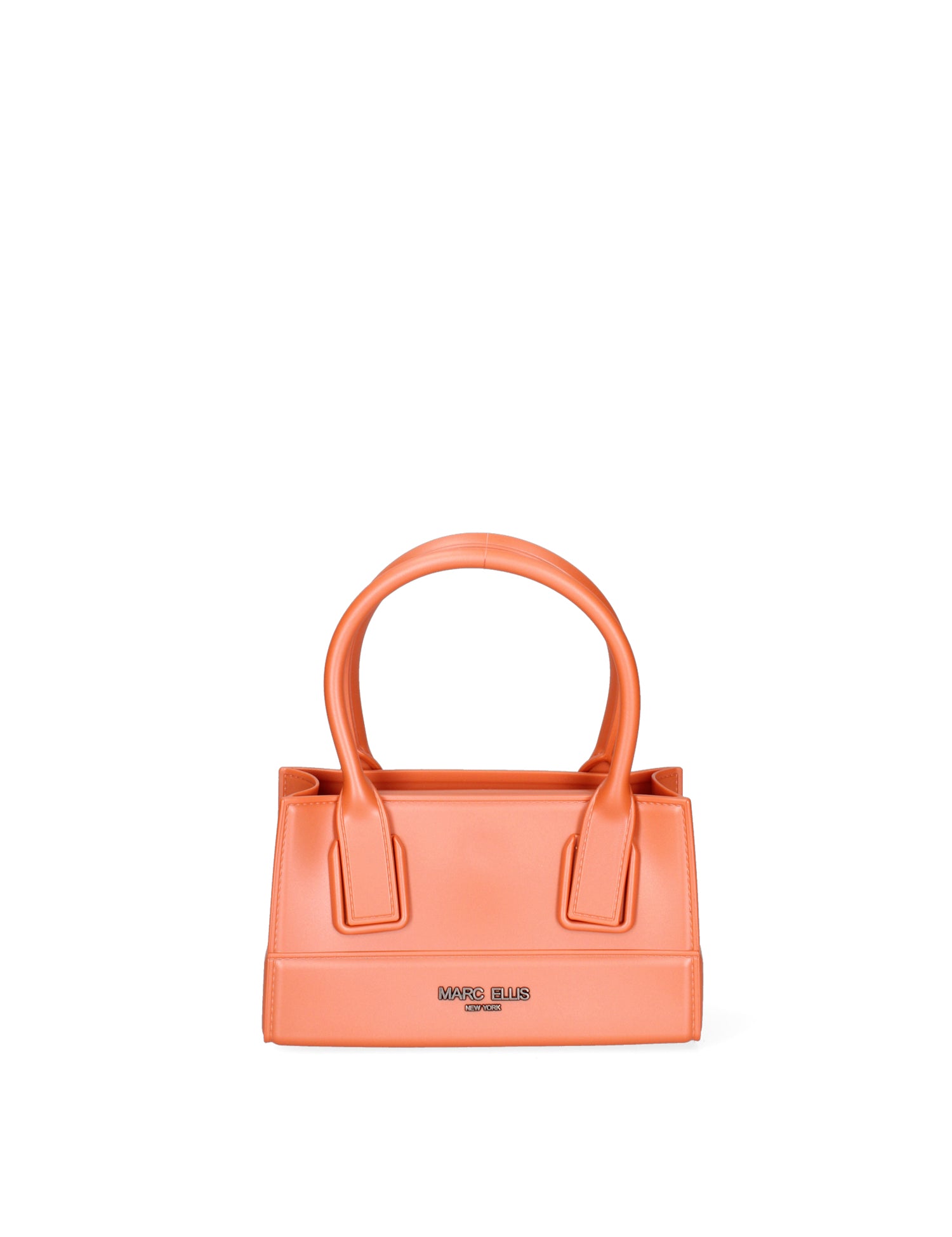 Borsa a mano da donna 100% Pvc FLAT-ENJOY-DARK RUST - SATIN CDF Marc Ellis