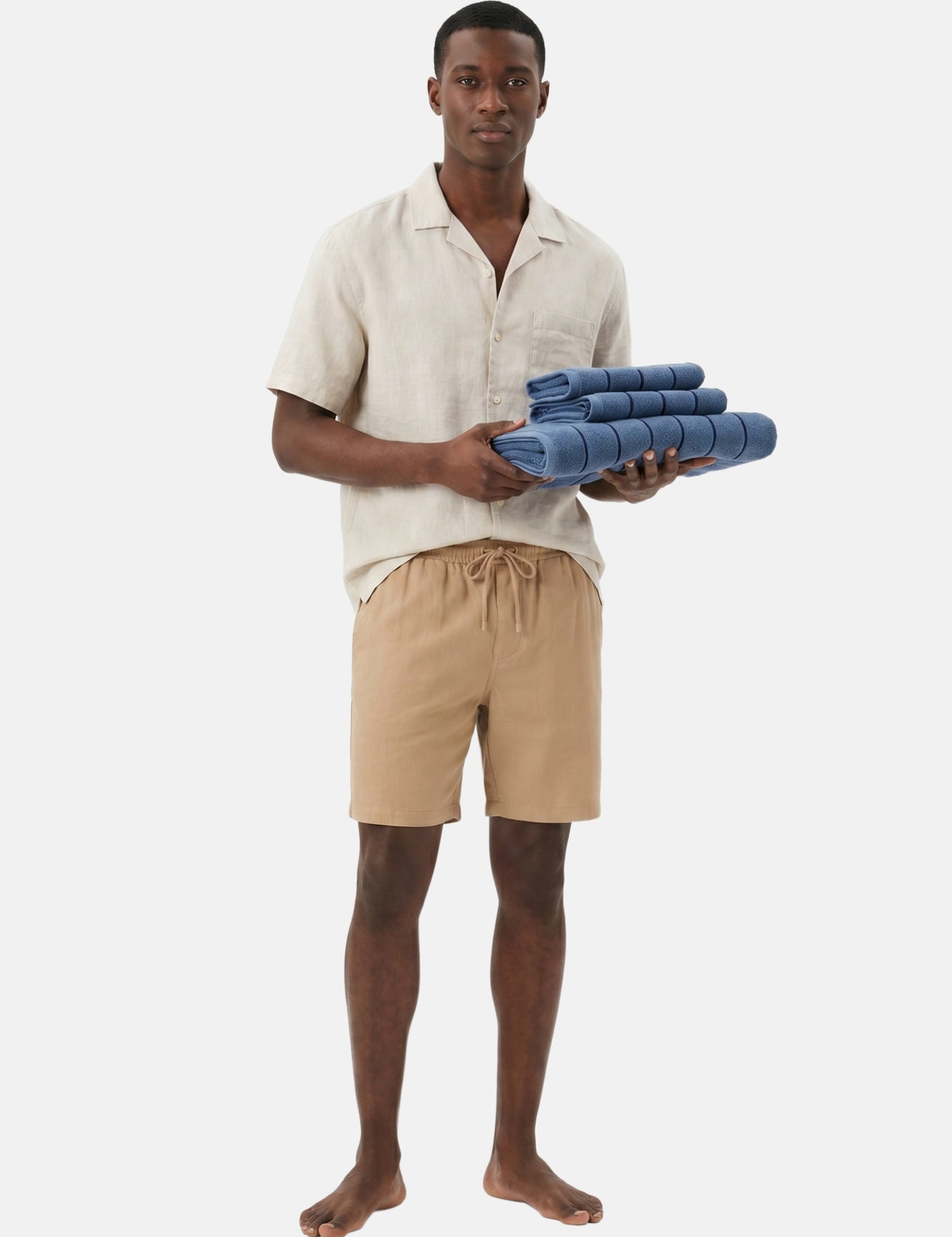 Stola in Cotone Blu
