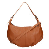 Licia Borsa a spalla da donna Vera pelle 06512-CUOIO SCURO Gave Lux