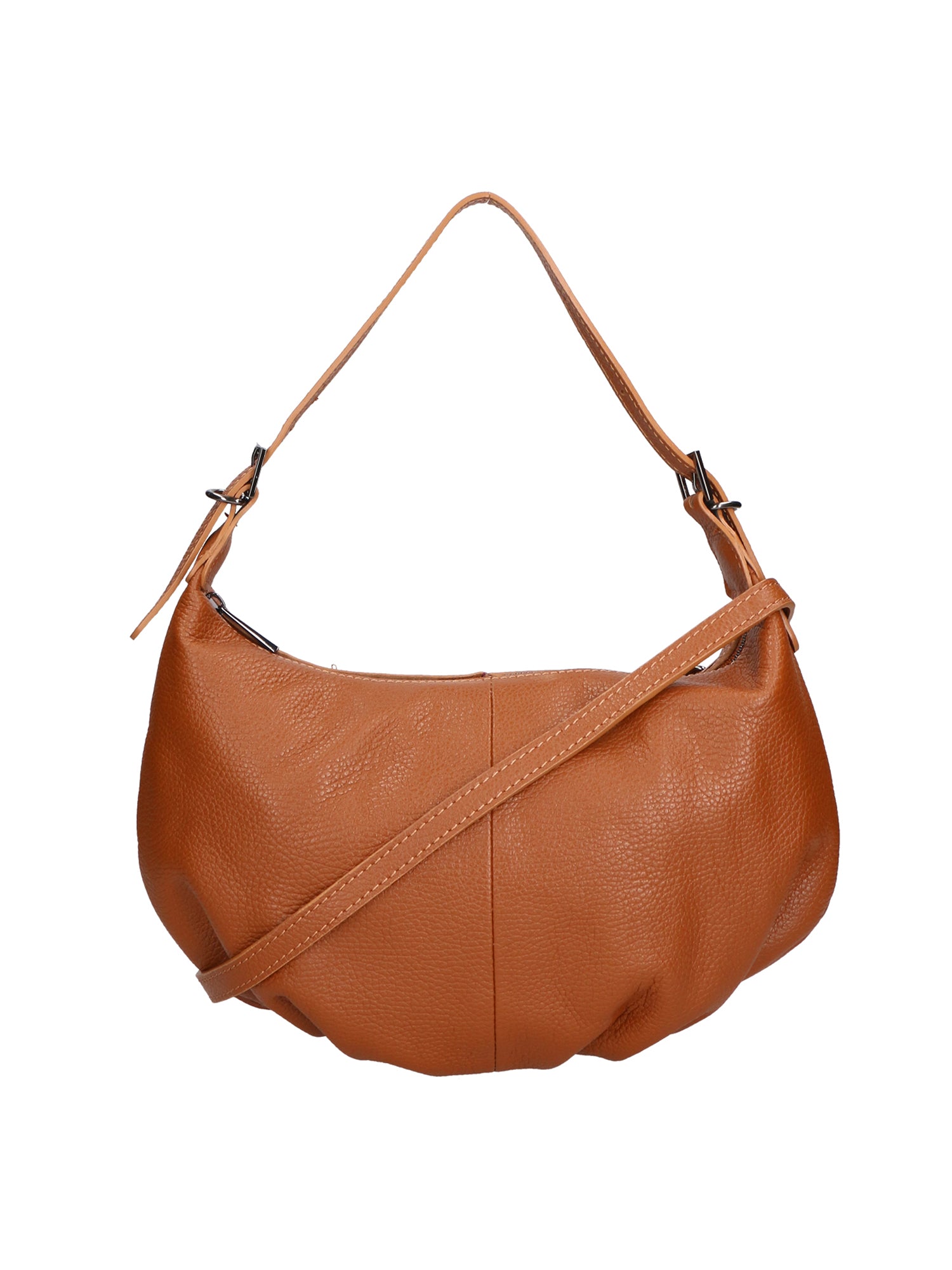 Licia Borsa a spalla da donna Vera pelle 06512-CUOIO SCURO Gave Lux